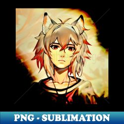 anime gentle boy - digital sublimation download file - unleash your creativity