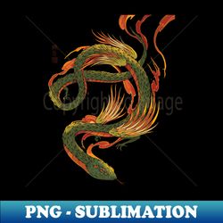 japanese snake - high-resolution png sublimation file - perfect for personalization