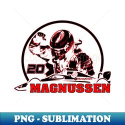 20 magnussen fan car driver - elegant sublimation png download - unleash your creativity