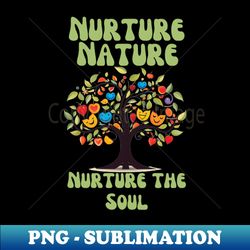 nurture nature tree - premium png sublimation file - capture imagination with every detail