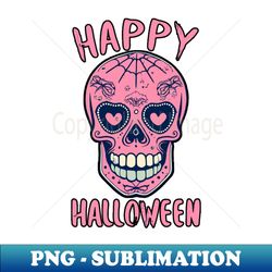 pink halloween skull kawaii cool and cute - premium sublimation digital download - perfect for creative projects