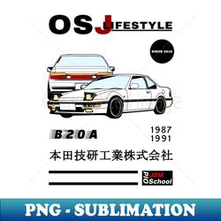 prelude b20a osj lifestyle - modern sublimation png file - boost your success with this inspirational png download