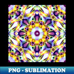 psychedelic flowers mirror pattern - stylish sublimation digital download - transform your sublimation creations