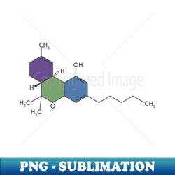 tetrahydrocannabinol compound - digital sublimation download file - add a festive touch to every day