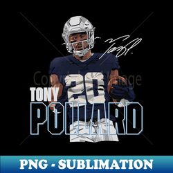 tony pollard dallas stance - trendy sublimation digital download - vibrant and eye-catching typography