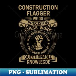 construction flagger - exclusive sublimation digital file - bring your designs to life