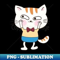 funny cat is ok - vintage sublimation png download - defying the norms