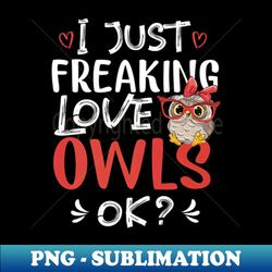 owls ok kawaii lover - stylish sublimation digital download - add a festive touch to every day