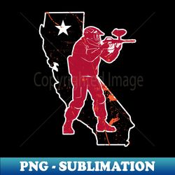 california bushball splatter co - png transparent sublimation file - bold & eye-catching