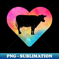 cow gift for girls and women - elegant sublimation png download - perfect for sublimation mastery
