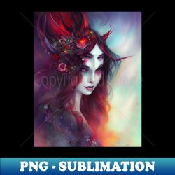 demon girl - exclusive png sublimation download - perfect for sublimation art