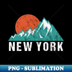 retro vintage new york - exclusive sublimation digital file - perfect for sublimation mastery