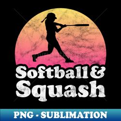 softball and squash gift for softball players fans and coaches - png sublimation digital download - boost your success with this inspirational png download