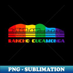 Rancho Cucamonga Pride Shirt Rancho Cucamonga LGBT Gift LGBTQ Supporter Tee Pride Month Rainbow Pride Parade - Premium PNG Sublimation File - Stunning Sublimation Graphics