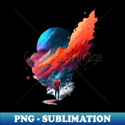 galaxy hero - decorative sublimation png file - perfect for sublimation art