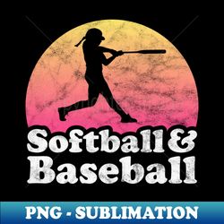 Softball and Baseball Gift for Softball Players Fans and Coaches - Trendy Sublimation Digital Download - Perfect for Creative Projects
