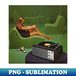 retro vinyl girl - trendy sublimation digital download - stunning sublimation graphics