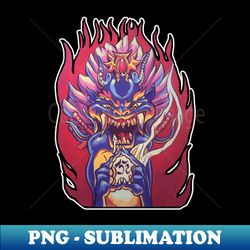 om demon - signature sublimation png file