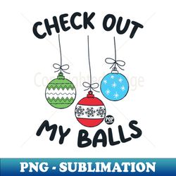 xmas balls - trendy sublimation digital download