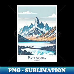 vinatge minimalistic majestic patagonia - exclusive sublimation digital file