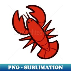 funny red lobster - aesthetic sublimation digital file