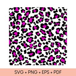 pink leopard print svg, leopard spots pattern, animal skin print, cheetah spots print svg.