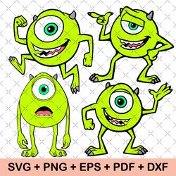 monsters svg, characters svg, monsters for cricut, monsters head svg, sully svg, mike svg, boo svg,