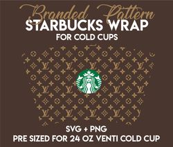 louis vuitton svg, designer wrap svg, starbucks wrap svg, 24oz cold cup svg, venti cold cup svg, full wrap svg, wrap svg