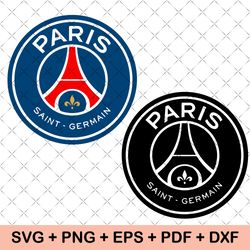 paris saint germain svg, fc svg, football svg, football club svg, sports svg, game svg, cricut dxf, svg, png