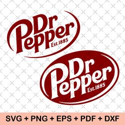 dr pepper svg, logo svg, soft drink svg, cold drink svg, drink svg, coca cola svg, energy drink svg