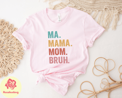 mama bear shirt, mama bear with rainbow bandana shirt, cute mama shirt, funny mom shirt, mama shirt, mothers day shirt,