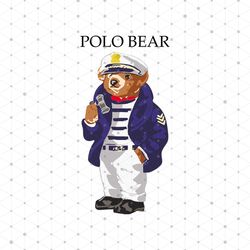 polo bear, army bear, bear, bear svg, polo shirt, polo sport, gift for friend, best friend gift, friends, friends svg,