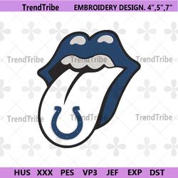 rolling stone logo indianapolis colts embroidery design download file