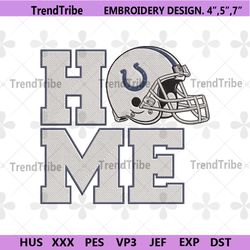 indianapolis colts home helmet embroidery design download file