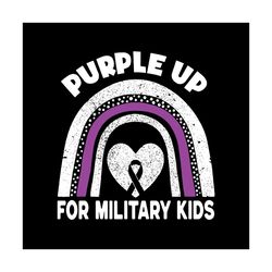 purple up for military kids svg, trending svg, military kids svg, kids day svg, military day svg, purple up svg, veteran