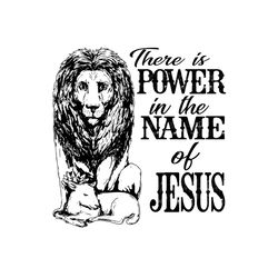 lion and goat there is power in the name of jesus, jesus svg, jesus power svg, funny christian, lion svg, christian lion
