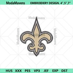 new orleans saints logo nfl embroidery design download