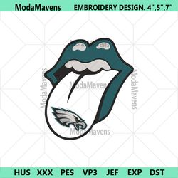 rolling stone logo philadelphia eagles embroidery design download file