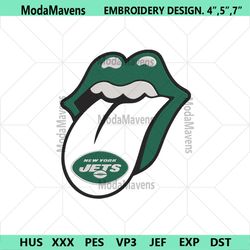 rolling stone logo new york jets embroidery design download file