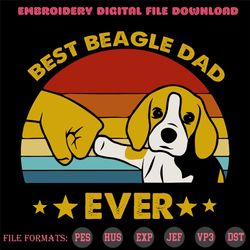 best beagle dad ever svg, trending svg, pets svg, dogs svg, groomer svg, dog lover, puppy svg, beagle dad svg, beagle do