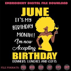 june is my birthday month svg, birthday svg, june birthday svg, june svg, born in june svg, june girl svg, birthday mont