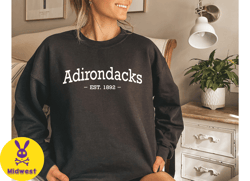 adirondack park sweatshirt  new york state sweatshirt adk sweathirt  adk 46  sweatshirt  old forge sweatshirt