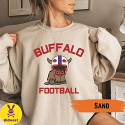 buffalo football crewneck sweatshirt  buffalo ny sweater  buffalo crewneck  football crewneck  cute buffalo sweater