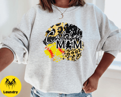 catcher mom sweatshirt, softball sweatshirt, softball mom shirt, softball crewneck, catcher mom shirts, softball game sh