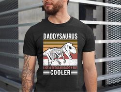 daddy saurus shirt, daddy dinosaur shirt, gift for dad, trex dad shirt, daddy shirt, dad life gift, dinosaur party shirt
