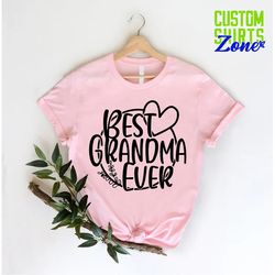 best grandma ever shirt,gift for grandma,grandma heart shirt,worlds best grandma,nana tshirt,birtday grandma shirt,baby