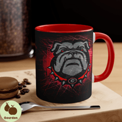 uga ncaa accent coffee mug, 11oz