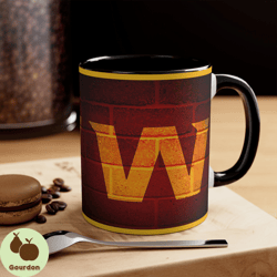 washington commanders  nfl accent coffee mug, 11oz