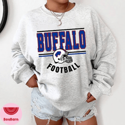 buffalo football sweatshirt, vintage style buffalo football, football sweatshirt, buffalo sweatshirt