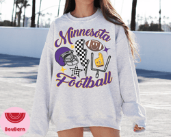 Retro Minnesota Football Sweatshirt  TShirt, The Vikes Sweatshirt, Vintage Minnesota Crewneck, Viking Sweatshirt, Minnes